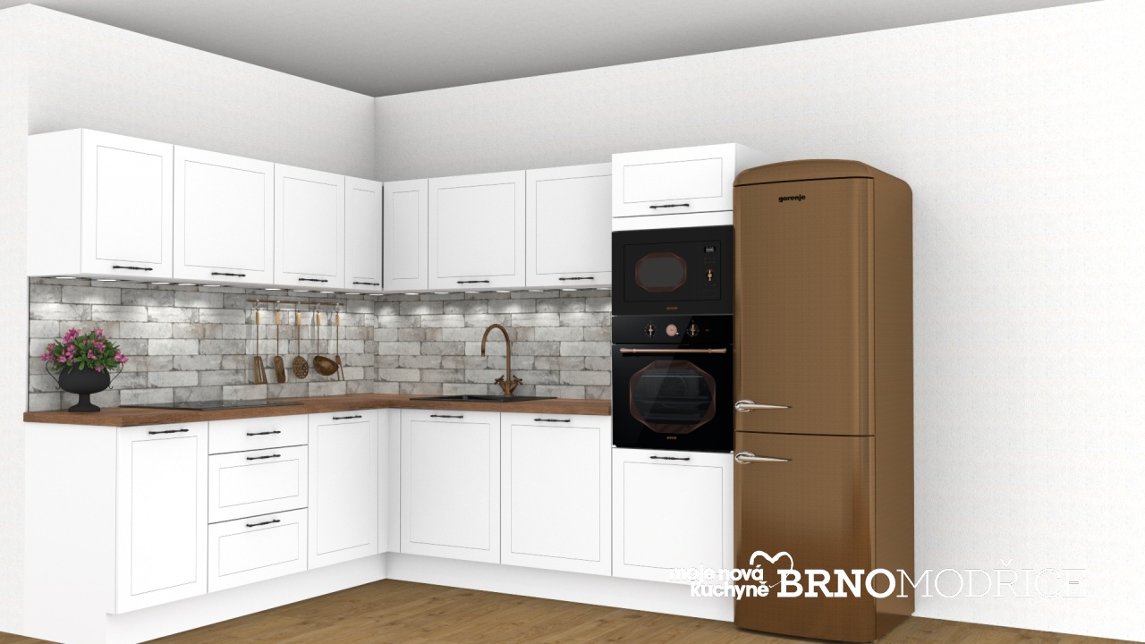 V�ce informac� o v�robku Klasick� rustik�ln� styl s retro lednic�