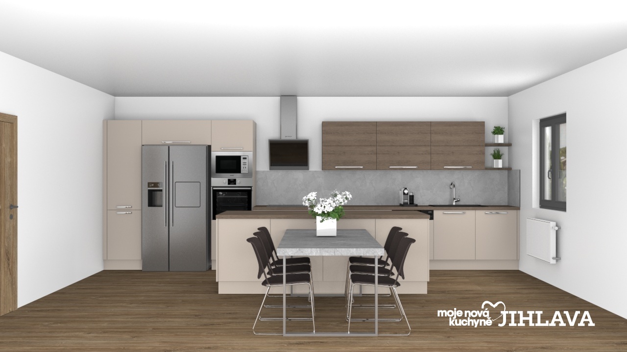 V�ce informac� o v�robku Zemit� odst�ny v prostorn� kuchyni