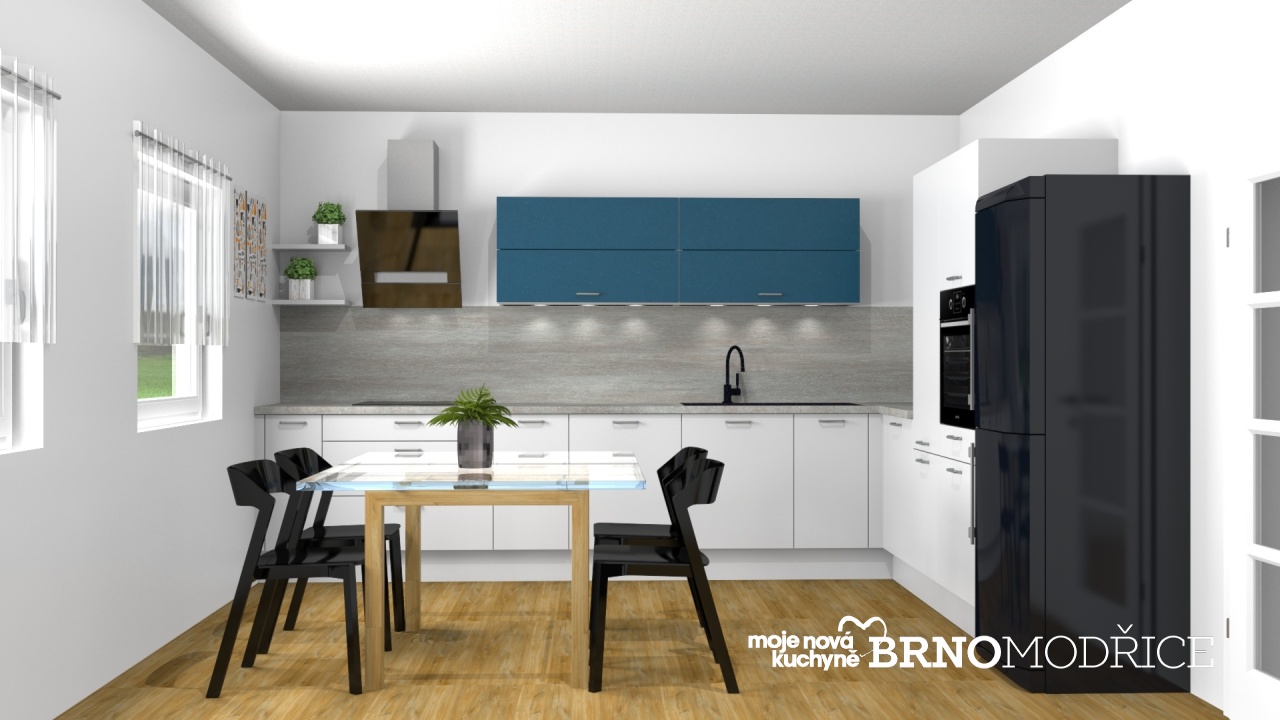 V�ce informac� o v�robku Modr� v kombinaci s �edou