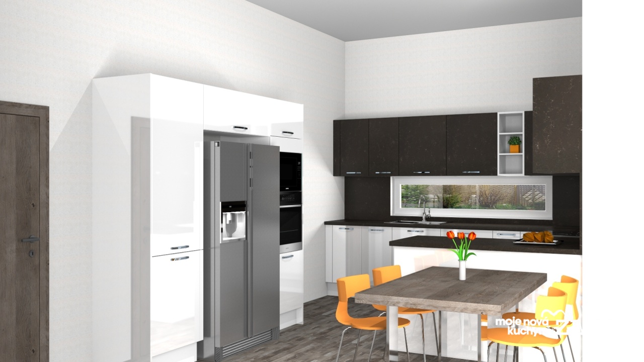 V�ce informac� o v�robku Tmav� Kira Ceramica v kombinaci s b�lou 