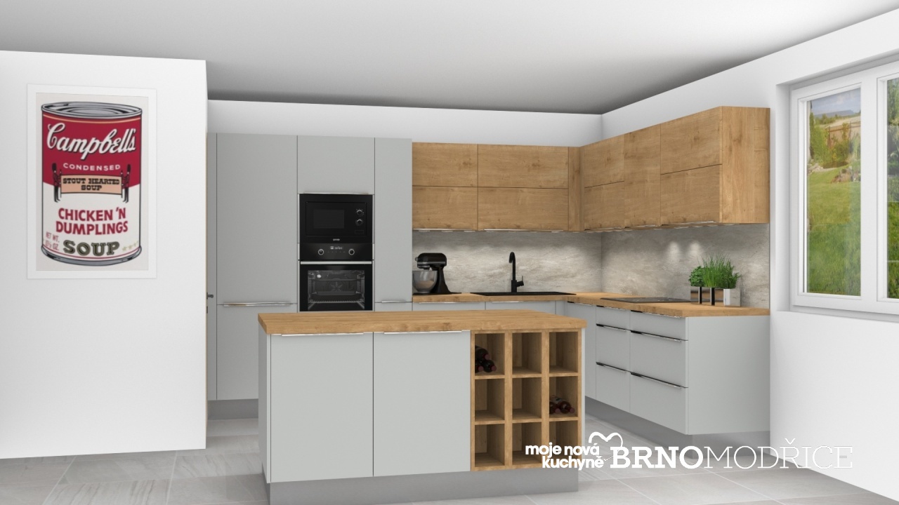 V�ce informac� o v�robku Sv�tle �ed� v kombinaci s divok�m dubem