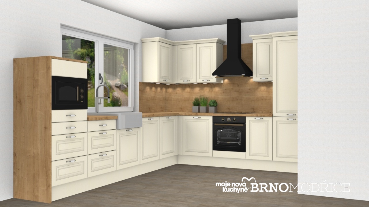 V�ce informac� o v�robku Magnoliov� rustik�ln� kuchyn� vylad�n� do posledn�ho detailu