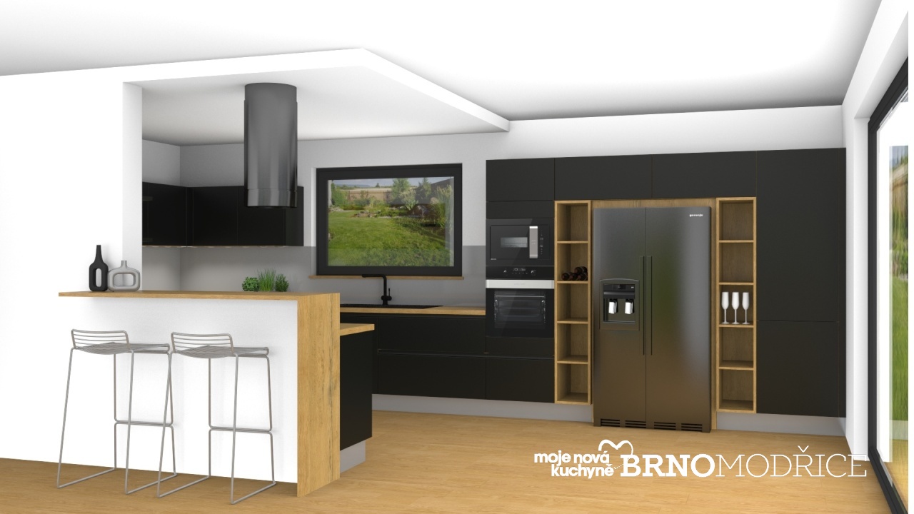 V�ce informac� o v�robku Velk� Ella Linea Piantra s obestav�nou americkou chladni�kou