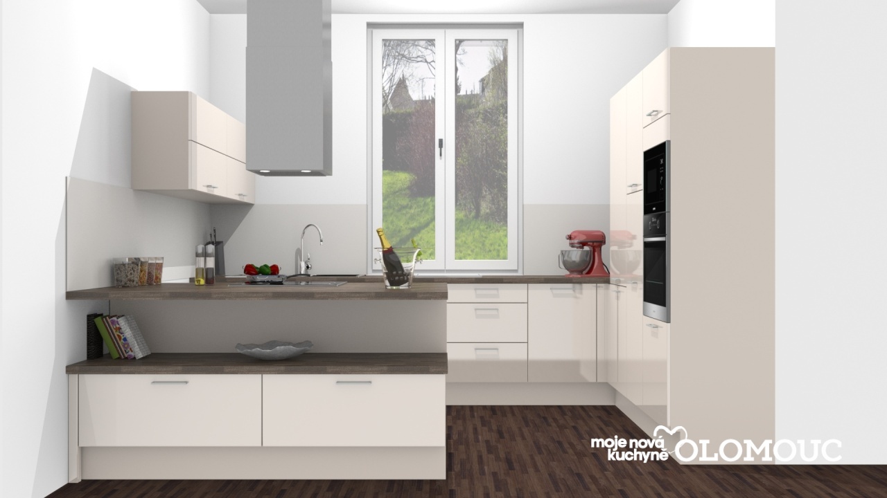 V�ce informac� o v�robku Leskl� kuchyn� v hn�d�ch odst�nech