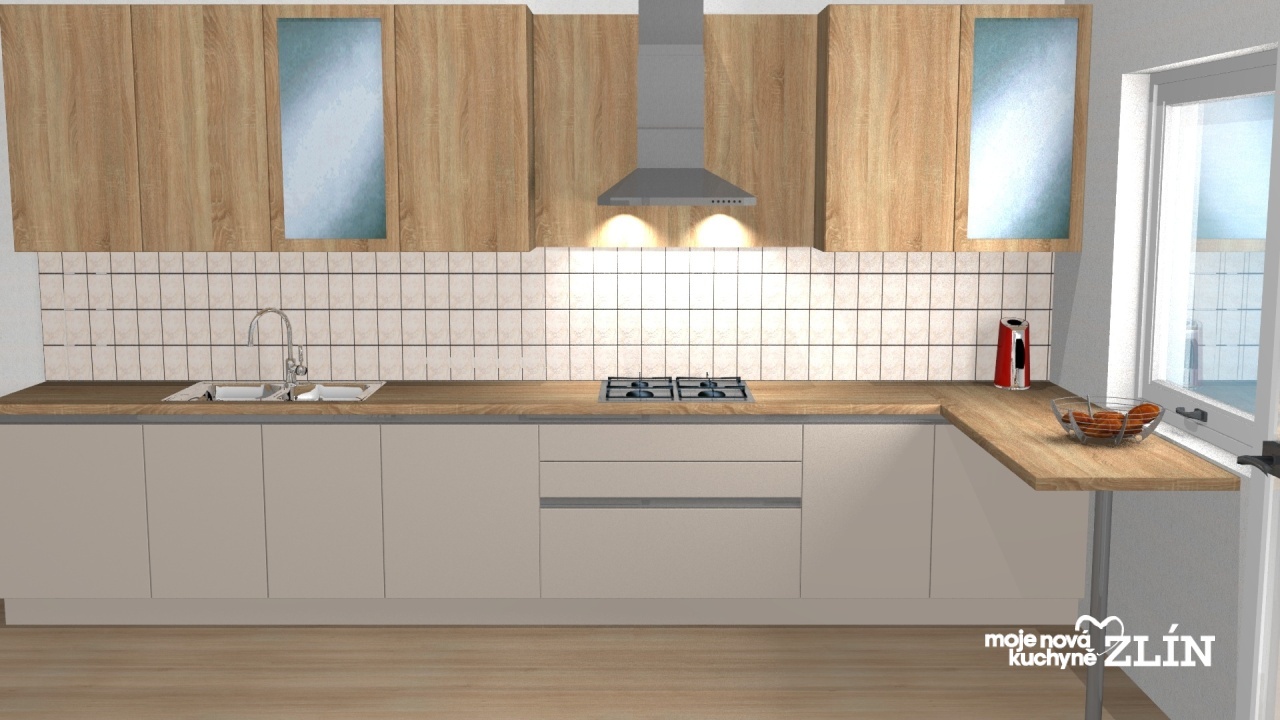 V�ce informac� o v�robku Kombinace klasick� i modern� kuchyn� v p��rodn�ch odst�nech