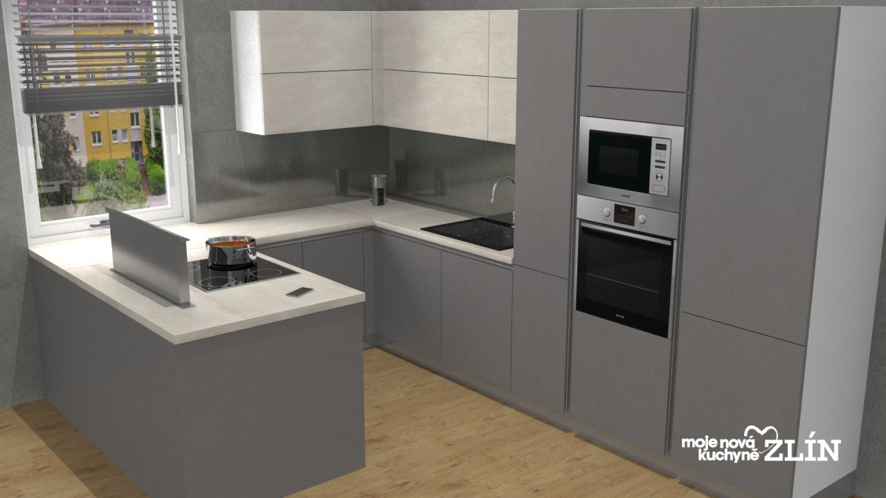 V�ce informac� o v�robku Kombinace �ed�, betonu, oceli a nerezu