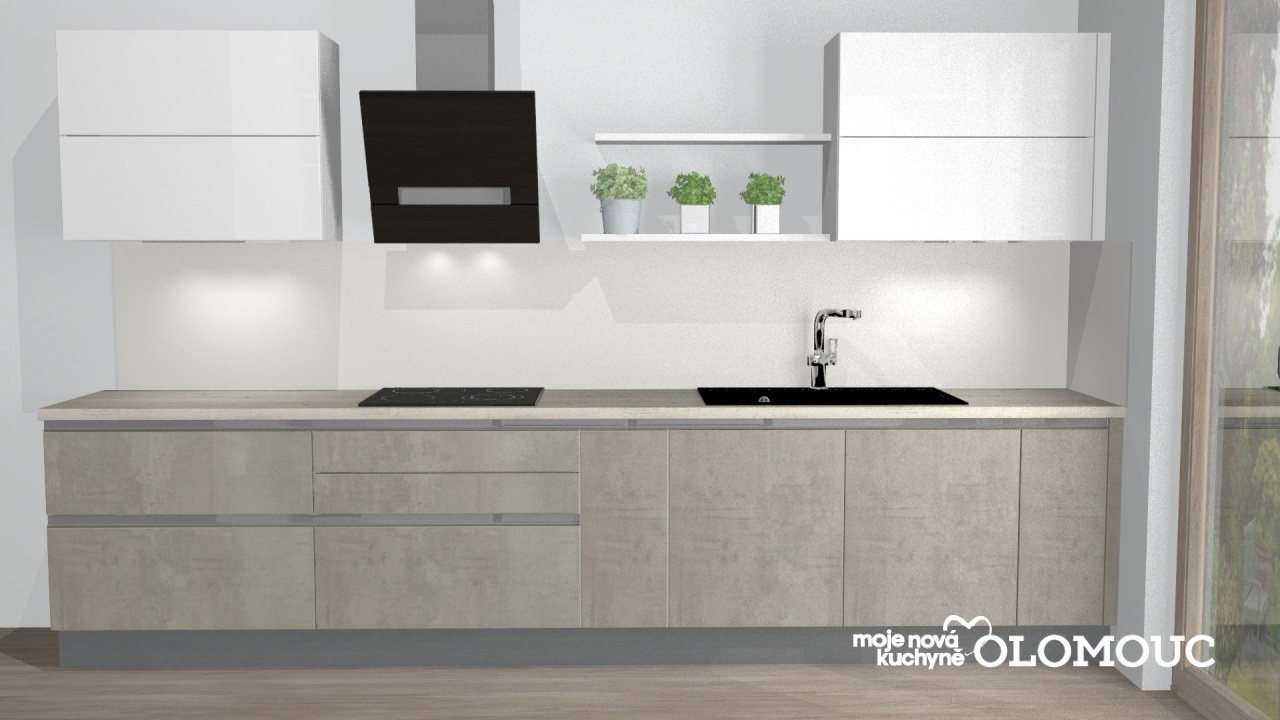 V�ce informac� o v�robku Leskl� b�l� dopln�n� o obl�ben� beton