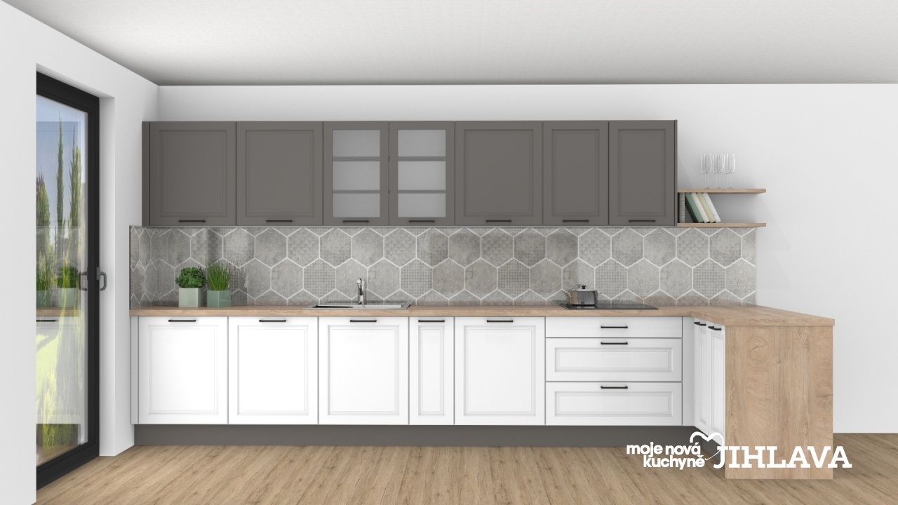 V�ce informac� o v�robku B�lo�ed� rustik�ln� kuchyn� 