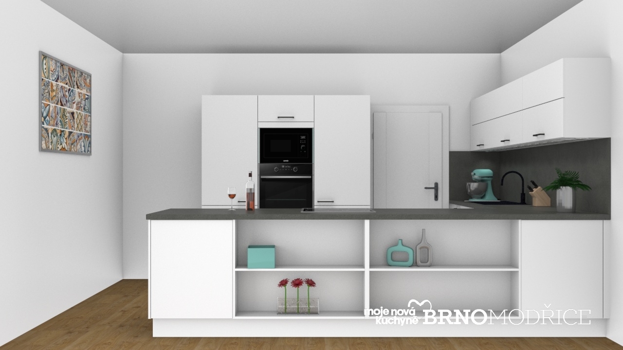 V�ce informac� o v�robku Matn� b�l� s kontrastn� �edou a �ernou