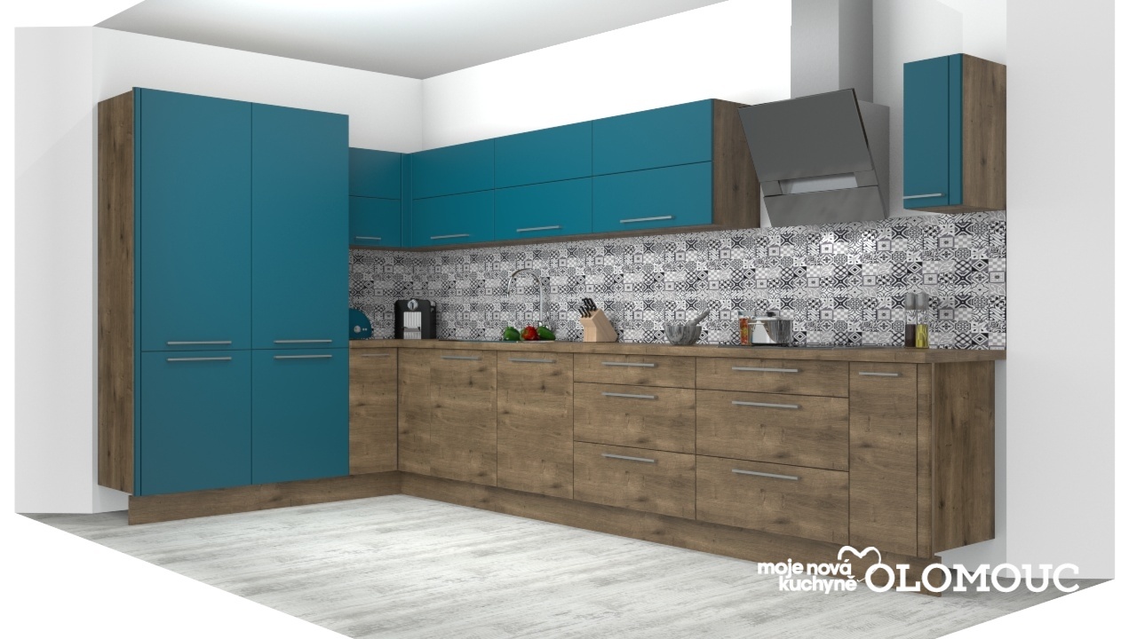 V�ce informac� o v�robku Modr� v kombinaci s dubem Terra