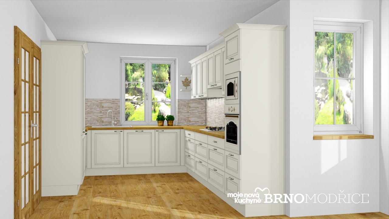 V�ce informac� o v�robku Matn� hedv�b� a divok� dub v rustik�ln� kuchyni