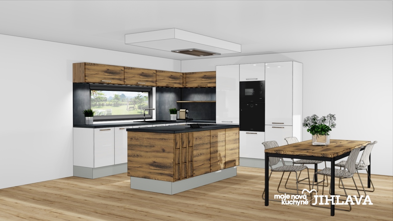 V�ce informac� o v�robku B�l� s mod��nem a odsava�em zabudovan�m v podhledu