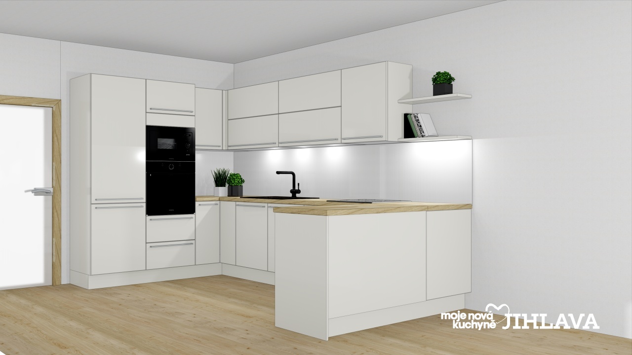 V�ce informac� o v�robku Leskl� hedv�b� a kontrastn� �ern� spot�ebi�e