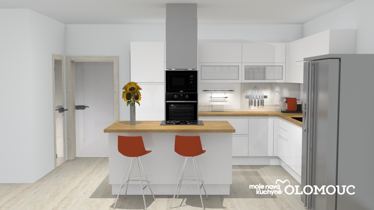 V�ce informac� o v�robku Leskl� b�l� Linea Piantra s kalen�m sklem