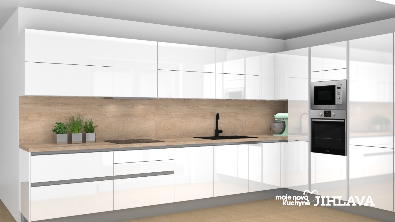 V�ce informac� o v�robku Modern� b�l� v kombinaci se sv�tl�m d�evodekorem 