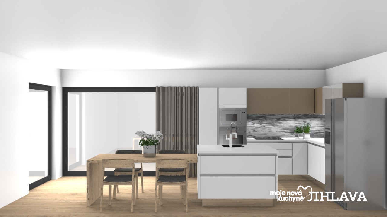 V�ce informac� o v�robku B�l� v kombinaci s hn�d�m t�pytem