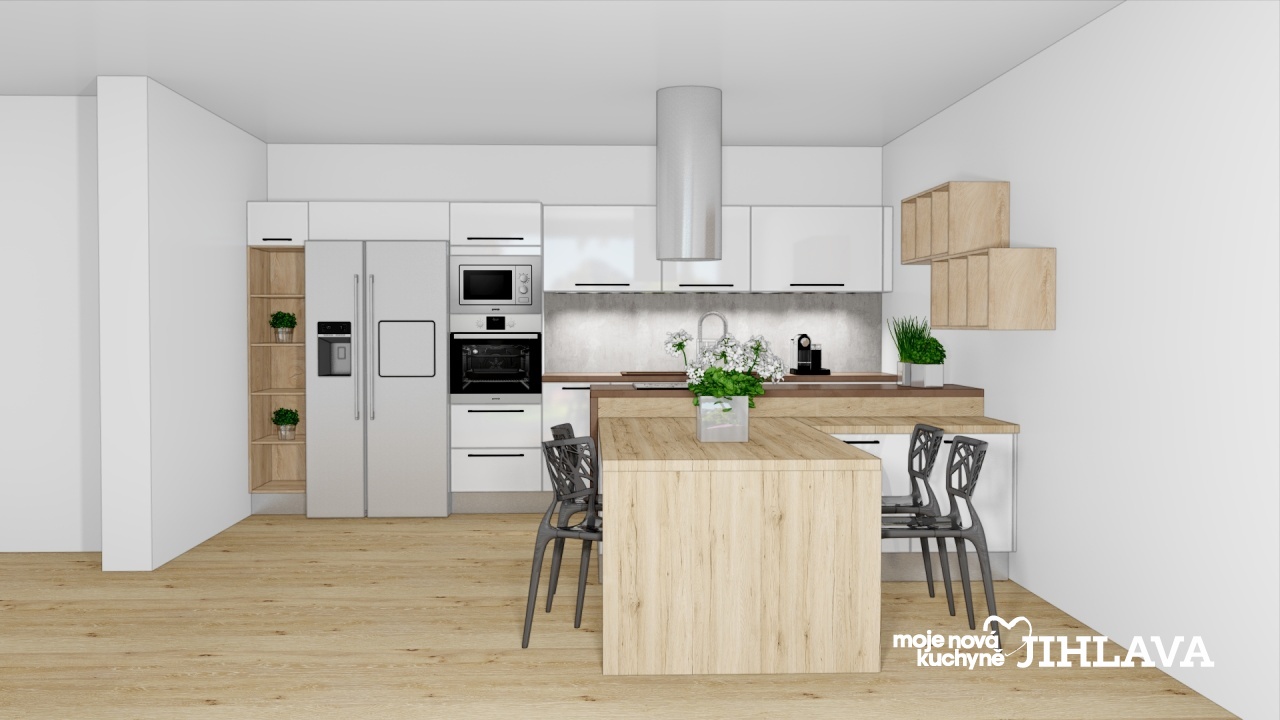 V�ce informac� o v�robku Dokonal� spojen� kuchy�sk�ho koutu s j�deln� ��st�.