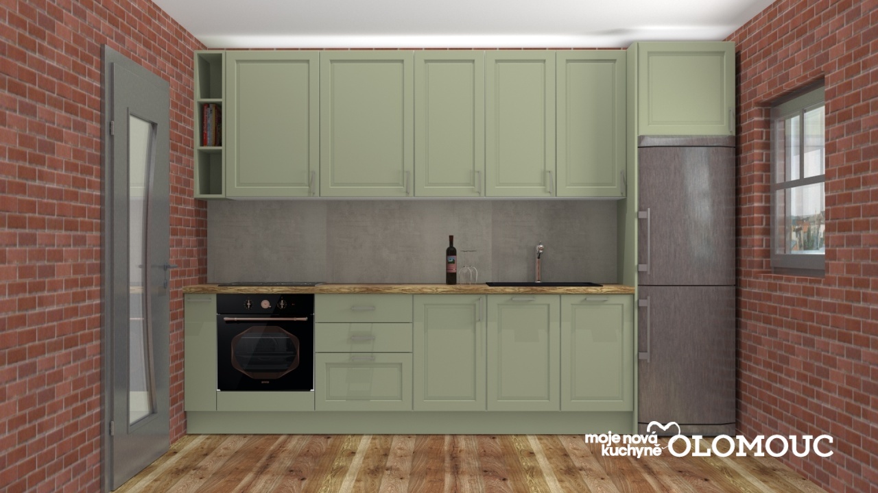 V�ce informac� o v�robku �alv�jov� rustik�ln� kuchyn� do men��ho prostoru