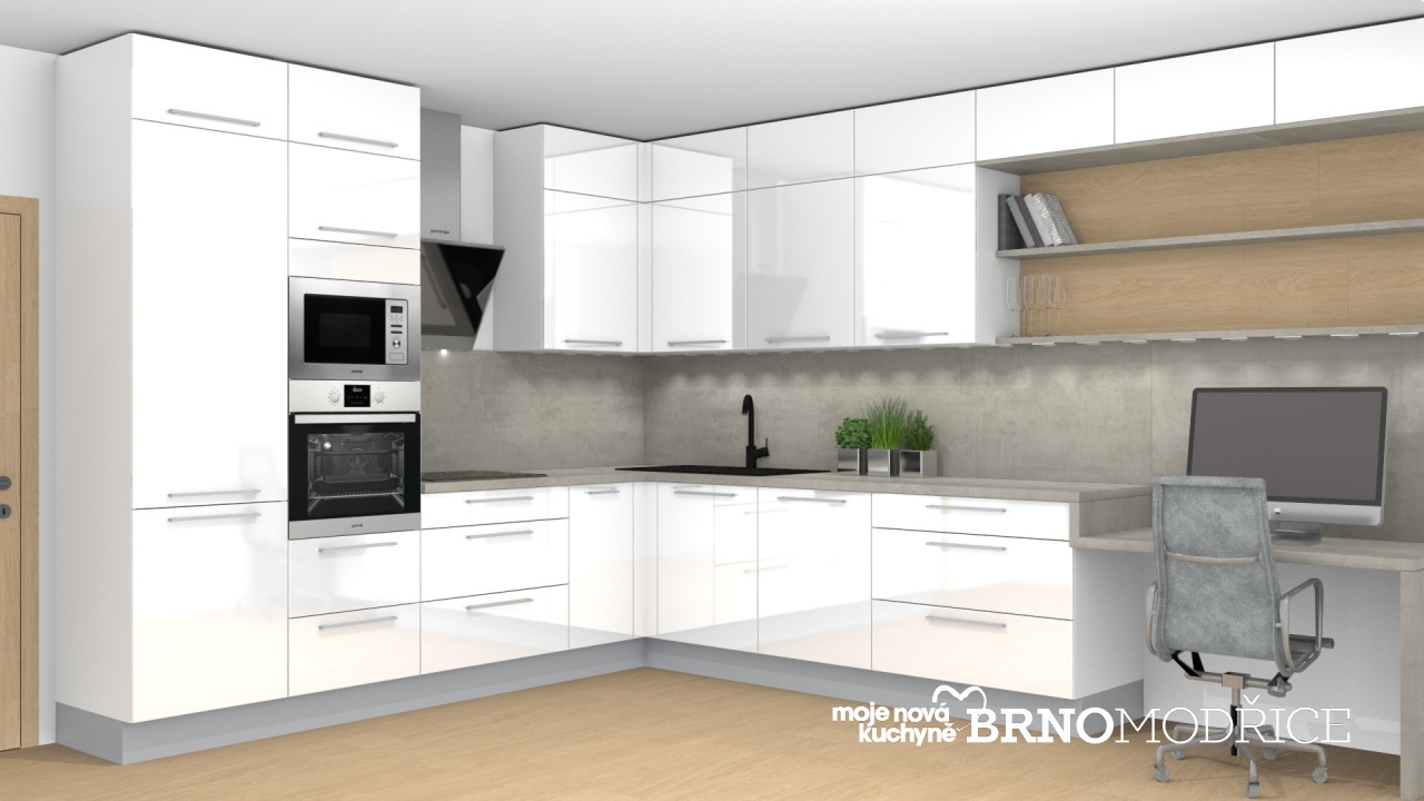 V�ce informac� o v�robku Kuchyn� do L s pracovn�m koutem 