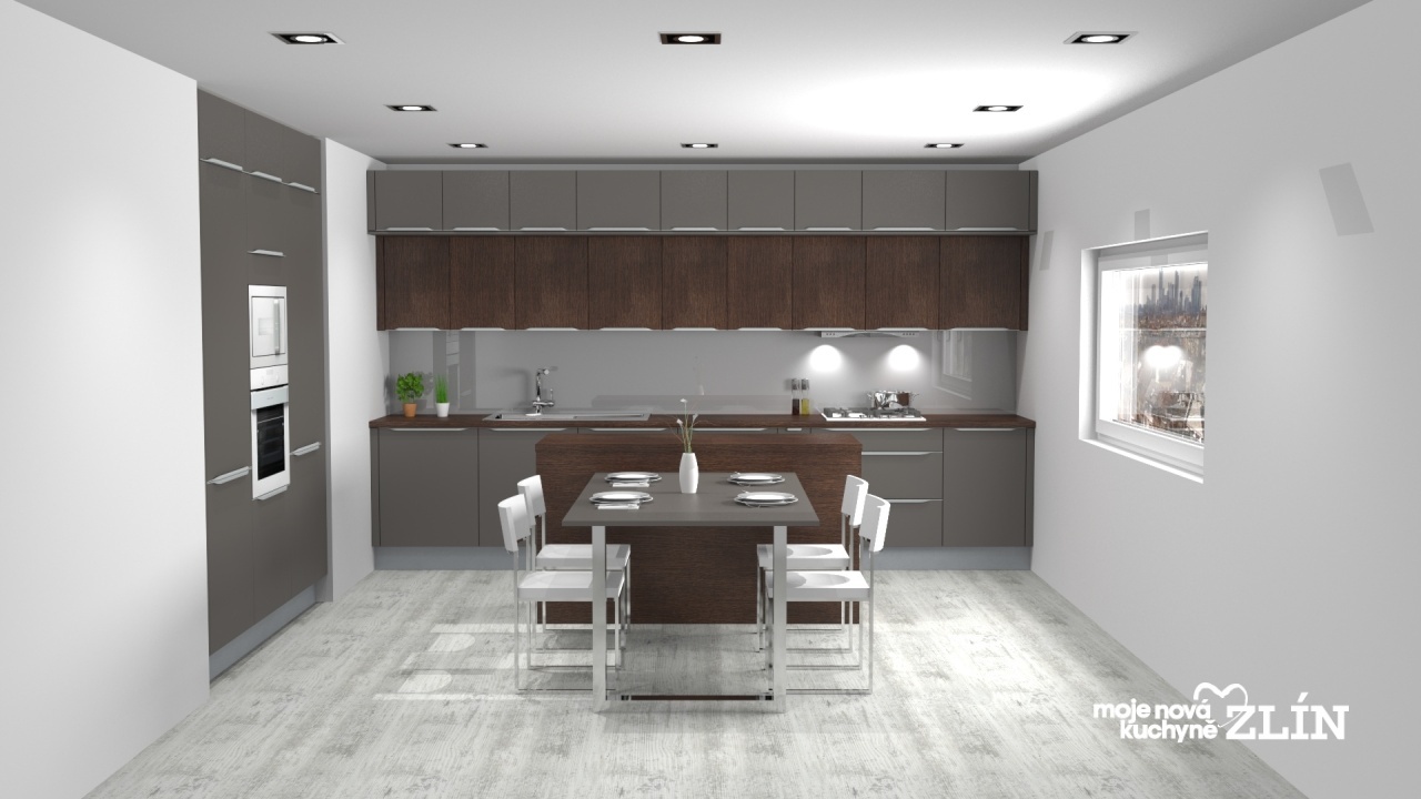 V�ce informac� o v�robku Matn� �ed� v kombinaci s d�evodekorem Obiln� ko�ak