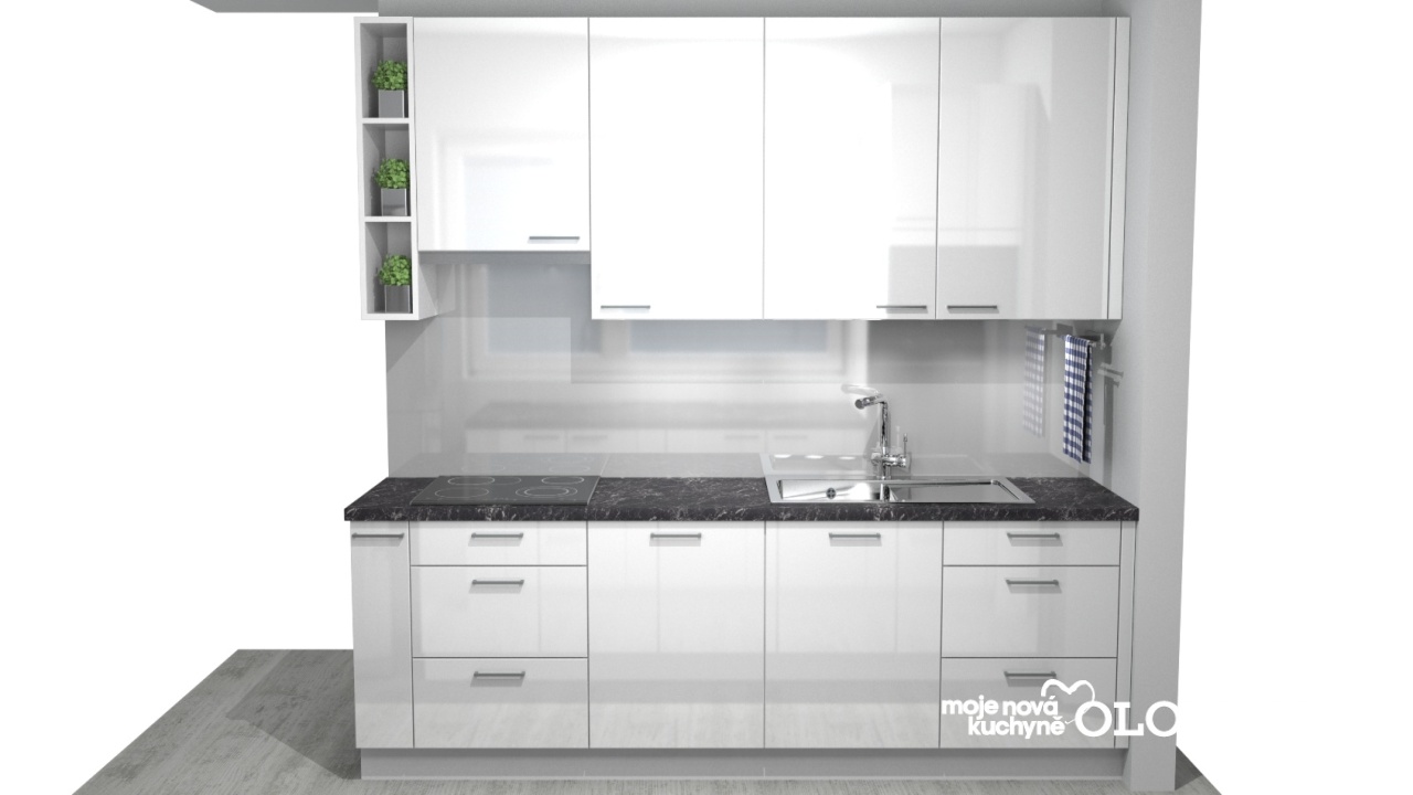 V�ce informac� o v�robku Leskl� b�l� ze dvou rovn�ch protilehl�ch ��st�