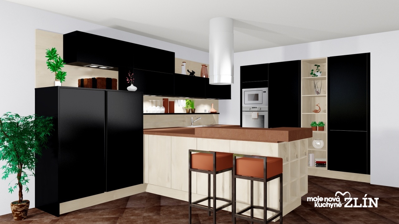 V�ce informac� o v�robku Modern� kuchyn� v netradi�n�m uspo��d�n�