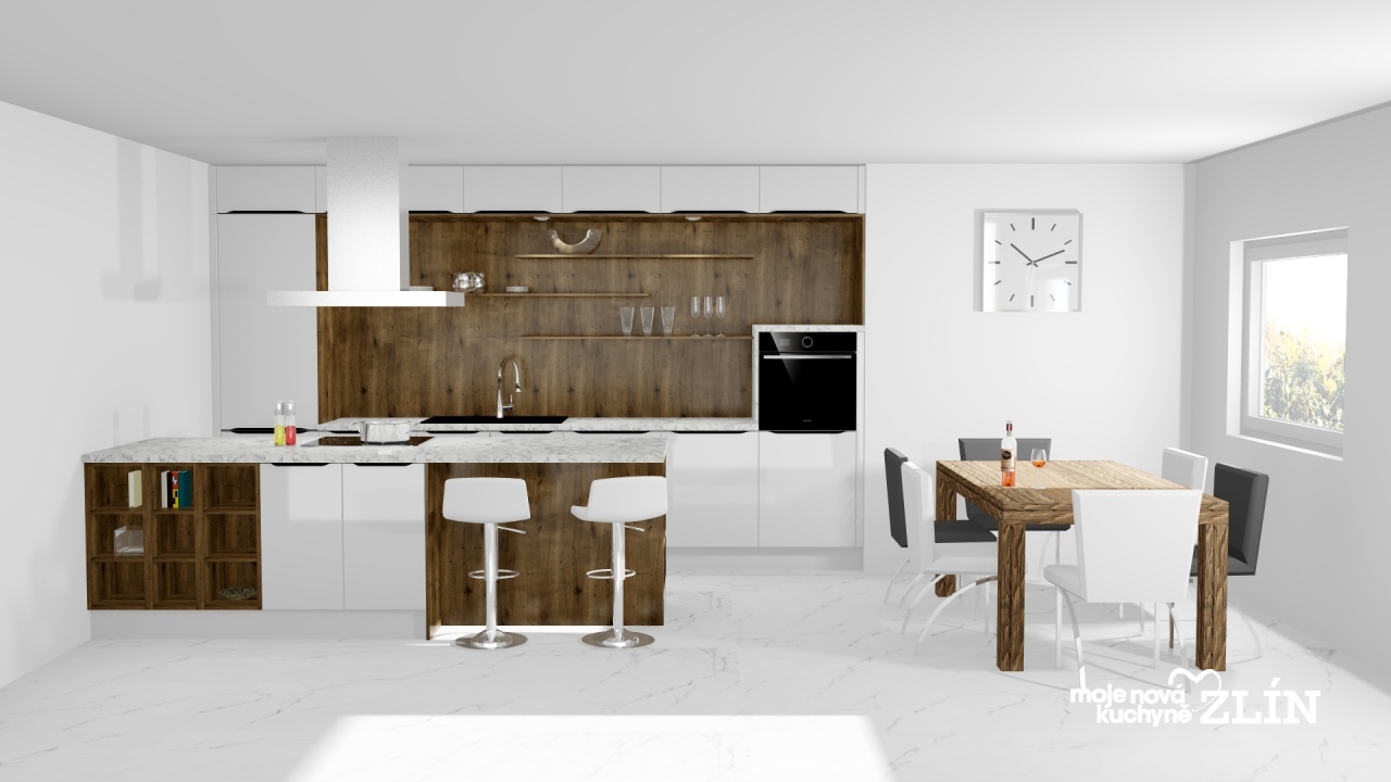 V�ce informac� o v�robku Trendy kuchyn� s otev�en�m �lo�n�m prostorem
