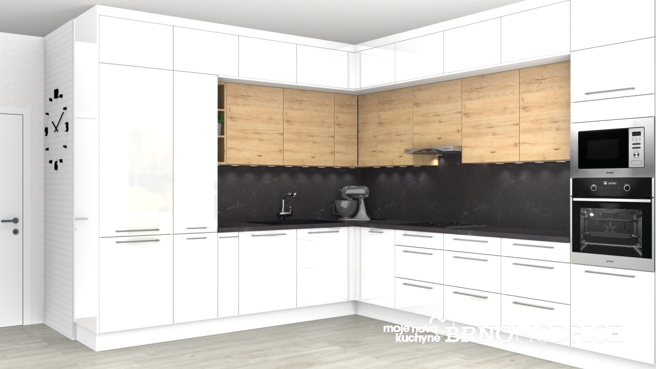 V�ce informac� o v�robku B�l� lesk s mramorem a dubem