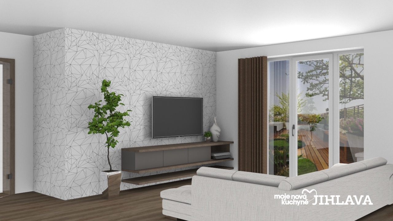 V�ce informac� o v�robku Ob�vac� st�na v barv� J�l� v kombinaci s Dubem Truffles